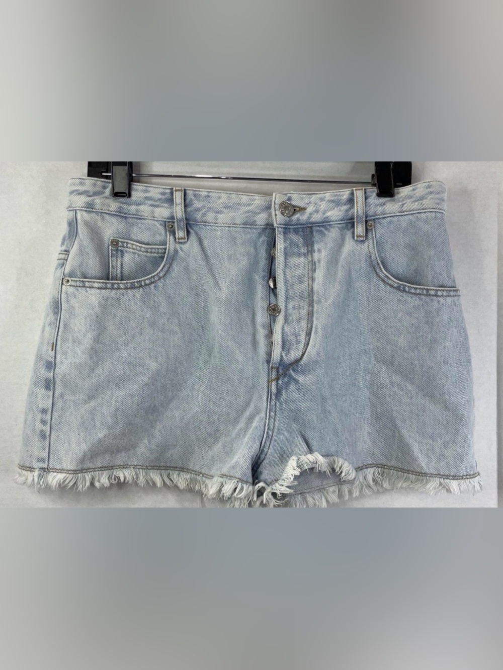 Isabel Marant Light Blue Washed Denim Shorts FR size 40, US size 4 equivalent